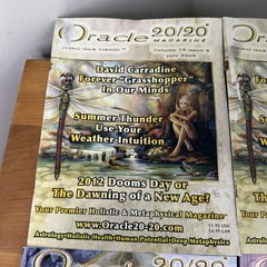 ORACLE 20/20 MAGAZINE LOT OF 8 2000s Metaphysics, Astrology, Witchcraft