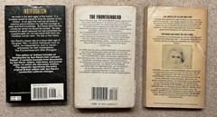 Ayn Rand lot of 3 vintage PB books We The LivingThe Fountainhead Anthem