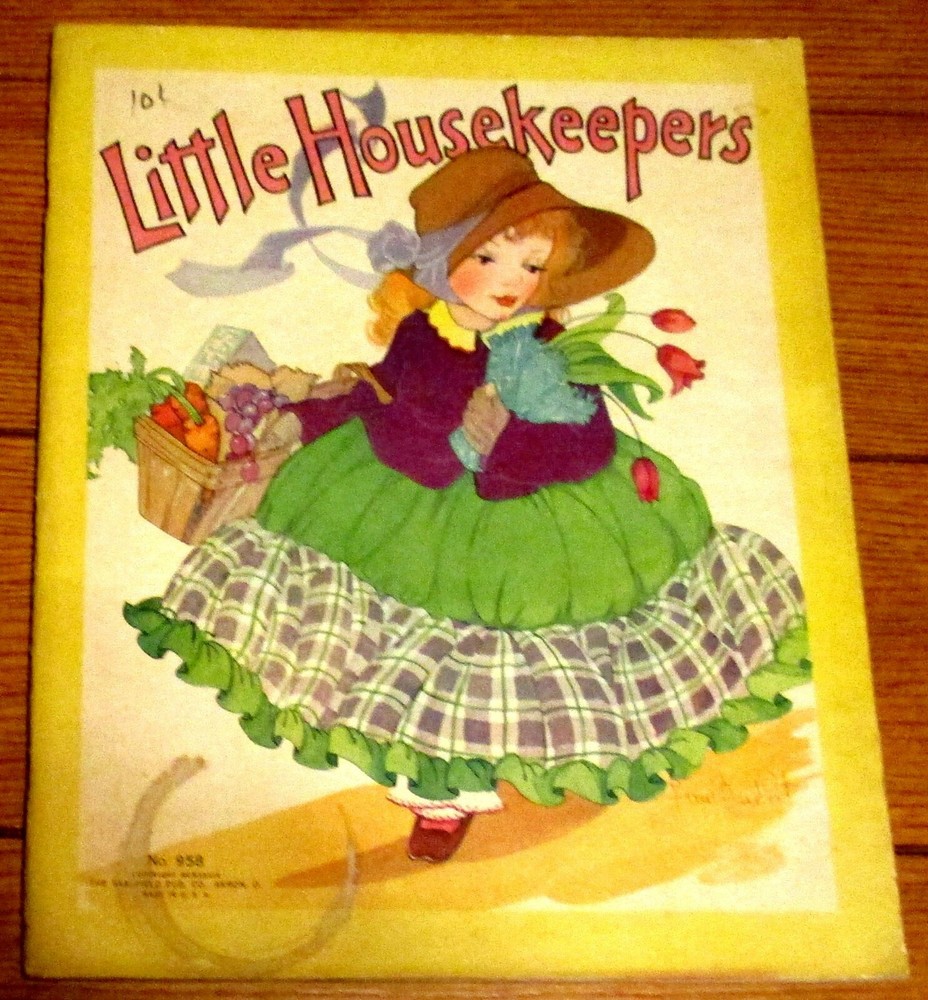 Little Housekeepers 1934 Book #958 14 Pages RARE!!!!!!!!!!!!