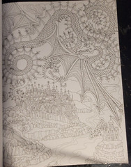 COLORING MYTH & MAGIC Vol 3 Adult Coloring Book With 47 Prints Ready To Frame