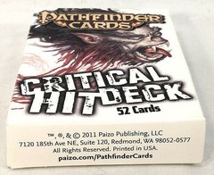 Paizo 2011 Pathfinder RPG Game CRITICAL HIT DECK Accessory Cards PZO3001-2