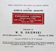 Vintage Polish Radio Song Book WH Sajewski 1943