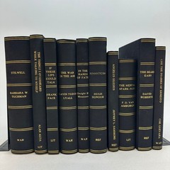 Black Gold Book Stack Custom Clothbound Home Decor Lot of 10 Bookshelf Props