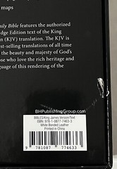 KJV Family Bible, Deluxe White Bonded Leather-Over-Board by Holman Bible Lk NEW