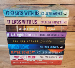 Colleen Hoover Lot of 9 Trade Paperback Books Very Good