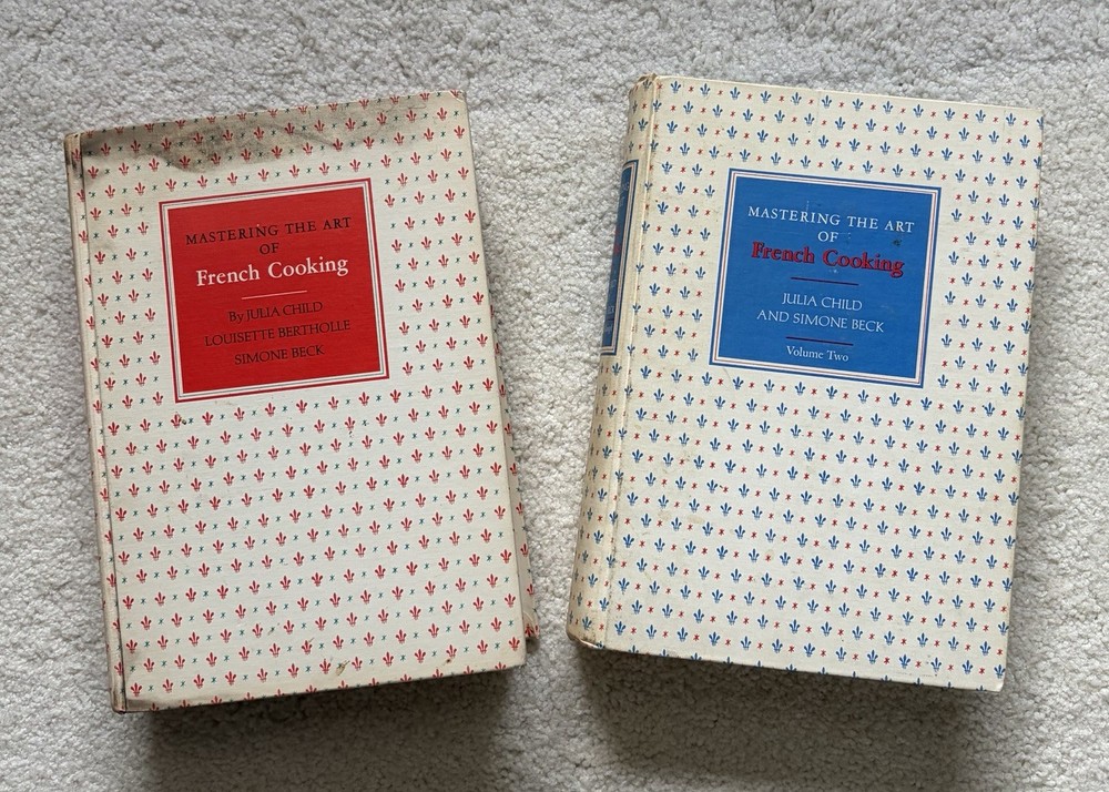 Julia Child Mastering The Art Of French Cooking Vol. 1&2 (Vol. 2 First Edition)