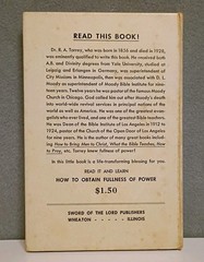 Vintage 1950s R.A. Torrey How to Obtain Fullness of Power Christian Book PB