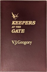 V. J. Gregory – KEEPERS AT THE GATE – paperback 1976 Port Townsend ILLUSTRATED