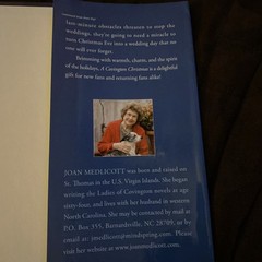 A Covington Christmas Novel Written By Joan Medlicott Hardcover 237 Pages