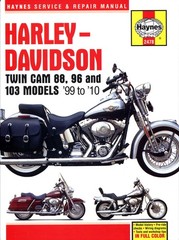 Harley-Davidson Twin Cam 88, 96 and 103: Service and Repair Manual