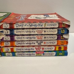 Diary of a Wimpy Kid Book Lot 11 Books Jeff Kinney Hardcover Paperback Mixed Set