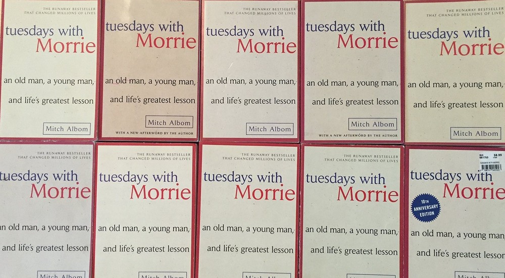 Tuesday’s With Morrie by Mitch Albom Class Reading Group Set of 10 Copies