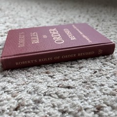 Robert’s Rules of Order Revised 75th Anniversary Edition 1951