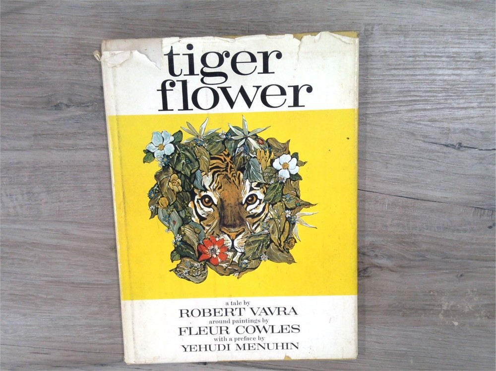 Tiger Flower Robert Vavra 1969 First US Edition Illustrated Art Book
