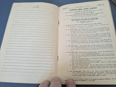 Scofield Bible Study Leaflets Leaders Book Series A, B, C, D, 1935