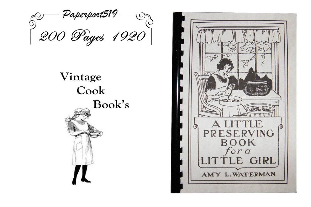 1920 A Little Preserving Book For A Little Girl 200 Pages