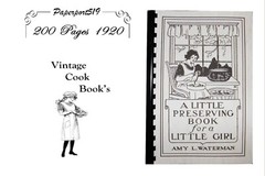 1920 A Little Preserving Book For A Little Girl 200 Pages