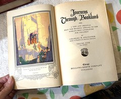 9 JOURNEYS THROUGH BOOKLAND Sylvestre Bellows-Reeve 1922 Guide 1-4 6-9 & Guide