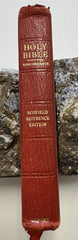 Oxford Holy Bible Scofield Reference Ed KJV Concordance Red Morocco Leather 1945