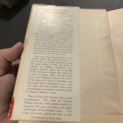 Dodgers Daze And Knights by Tommy Holmes 1953 1st Edition Hardcover Good B4