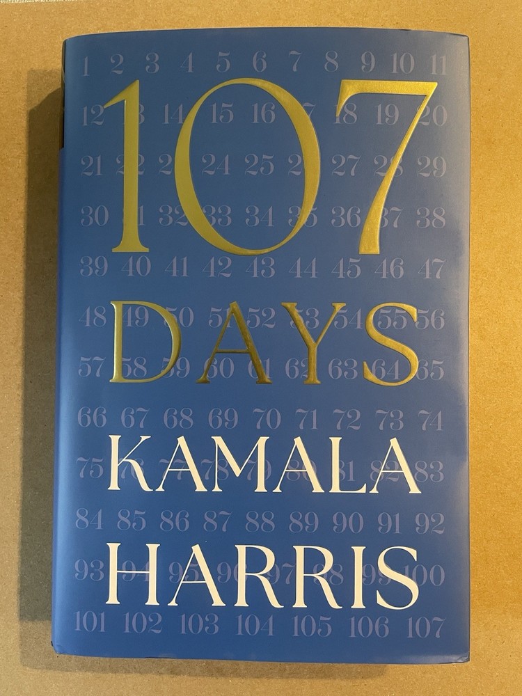 Kamala Harris SIGNED BOOK 107 Days Vice President HC AUTOGRAPHED