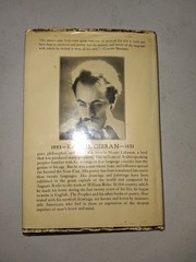 The Madman His Parables and Poems by Kahlil Gibran (1947 Hardcover) 10th Print