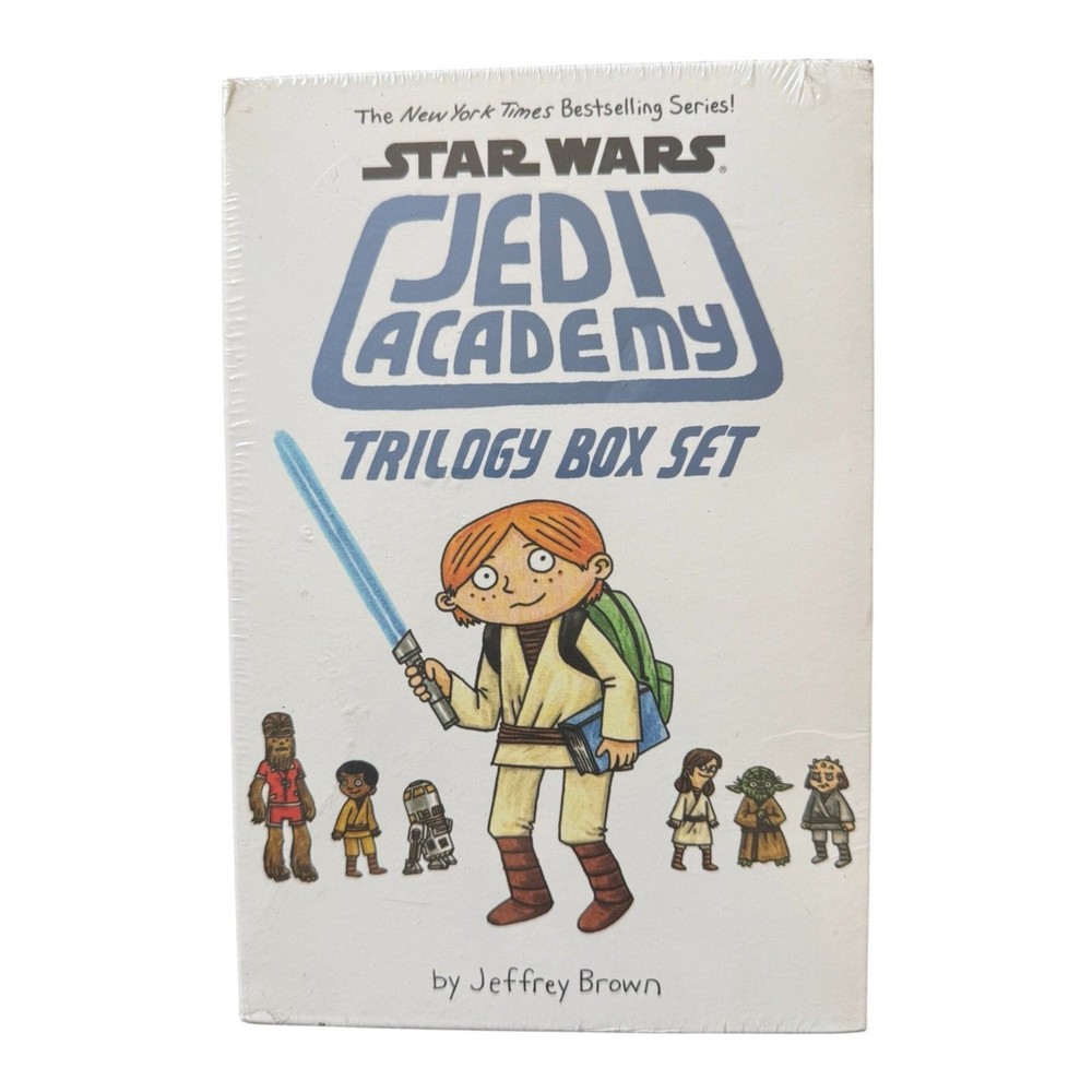 Star Wars Jedi Academy by Jeffrey Brown Trilogy Book Set Brand New