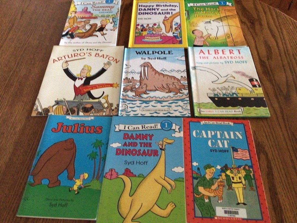 SYD HOFF BOOK LOT OF 9 MIXED HARDCOVER & PAPERBACK-JULIUS, ALBERT THE ALBATROSS