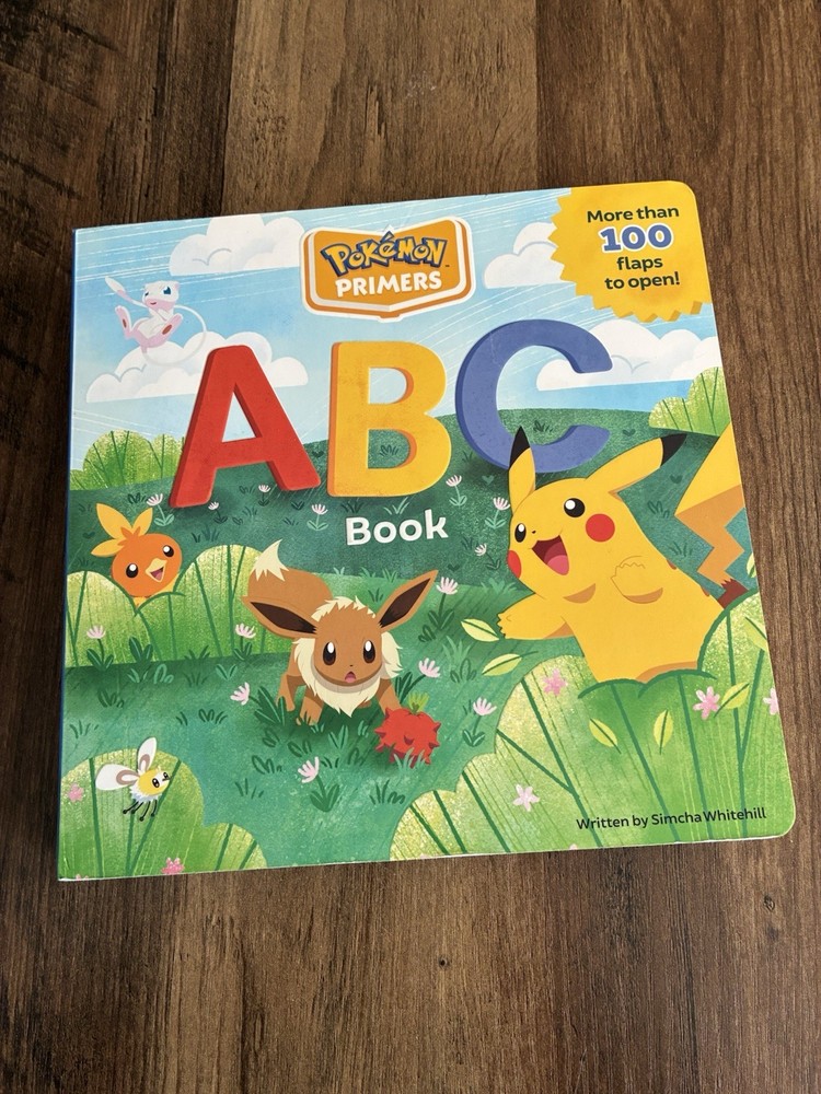 Pokémon Primers: ABC Book by Simcha Whitehill (2021, Children’s Board Books)