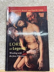 LORD or Legend? Boyd Eddy 2010 Reissue Christian Theology Wipf Stock