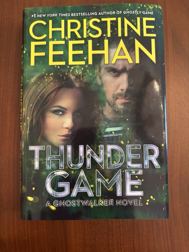 THUNDER GAME A Ghostwalker novel Christine Feehan First Printing hardcover