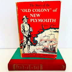 The Story of the Old Colony of New Plymouth by Samuel Eliot Morison HC DJ 1st Ed