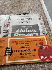 WALT DISNEY’S LIVING DESERT 1953 Press Release Special Campaign Book Rare
