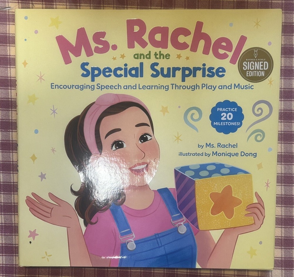 MS RACHEL: And the Special Surprise; Encouraging Speech & Learning SIGNED BOOK