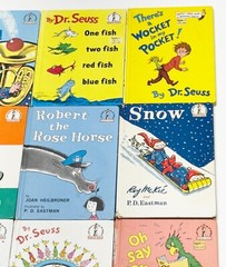 Lot of 12 Dr Seuss Beginner Books 9 1/4″ x 6 3/4″ B-1 thru B-65 Hardcovers