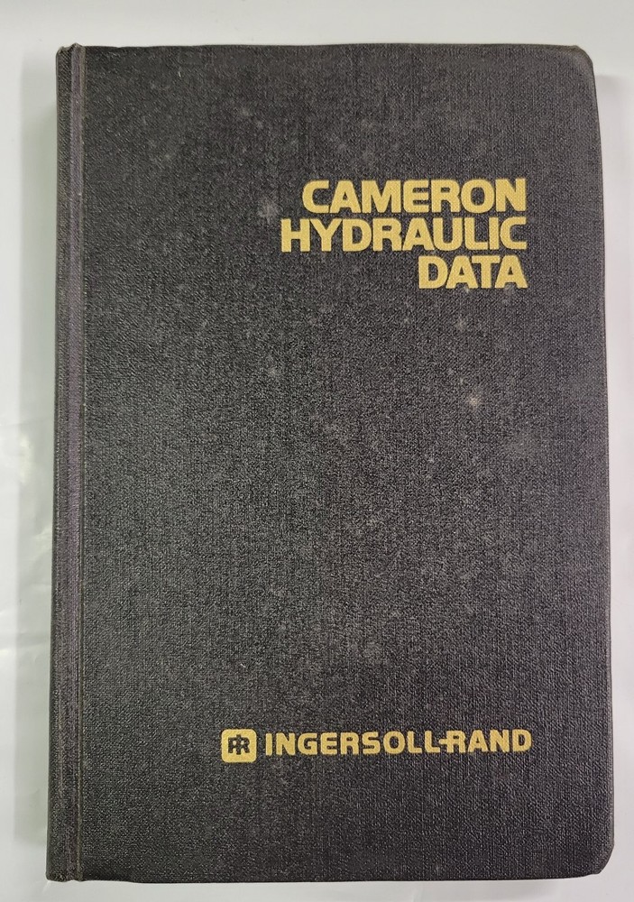 Cameron Hydraulic Data Westaway Loomis 1984 16th Edition Engineering