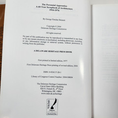 Perennial Apprentice 60 Years Achitecture Delaware History 1916 to 1976 Bennett