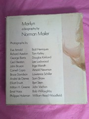 Marilyn Monroe Biography by Norman Mailer 1973 hardcover book illustrated photos