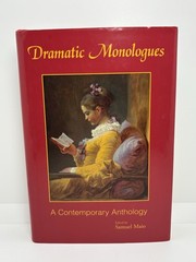 Dramatic Monologues : A Contemporary Anthology | Ed. Samuel Maio | 2009 #LikeNew