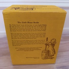 Vintage Little House on the Prairie BOX SET 9 BOOKS Laura Wilder Yellow 1971