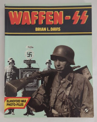 WAFFEN-SS by Brian L. Davis Blandford War Photo Files (1987, PB)