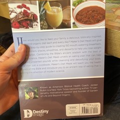 Maker’s Diet Meals Cookbook Jordan Rubin Josh Axe Deb Williams PB Destiny Image