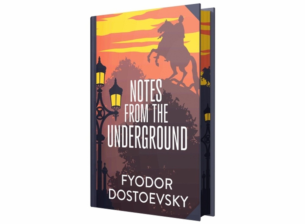 Notes from Underground by Fyodor Dostoevsky – Fiction – Sprayed Edges Hardback