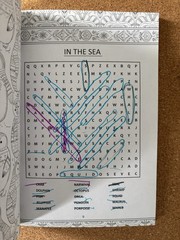 Set of 2~ Tropical & Botanical Coloring Books & Word Searches Thunder Bay Press