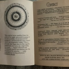 Contact Carl Sagan Paperback 1st Pocket book printing (October 1986)