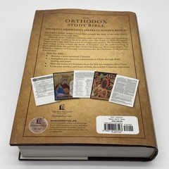 The Orthodox Study Bible, Hardcover: Ancient Christianity Speaks to Todays World