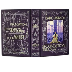 ❤️THE FOUNDATION TRILOGY by Isaac Asimov Sealed Leather Bound Gift NEW
