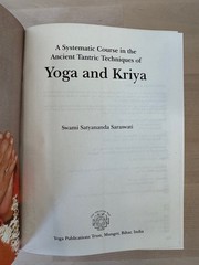 A Systematic Course in the Ancient Tantric Techniques of Yoga And Kriya ( Hardco