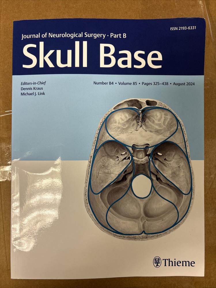 Journal Of Neurological Surgery Part B Skull Base August 2024