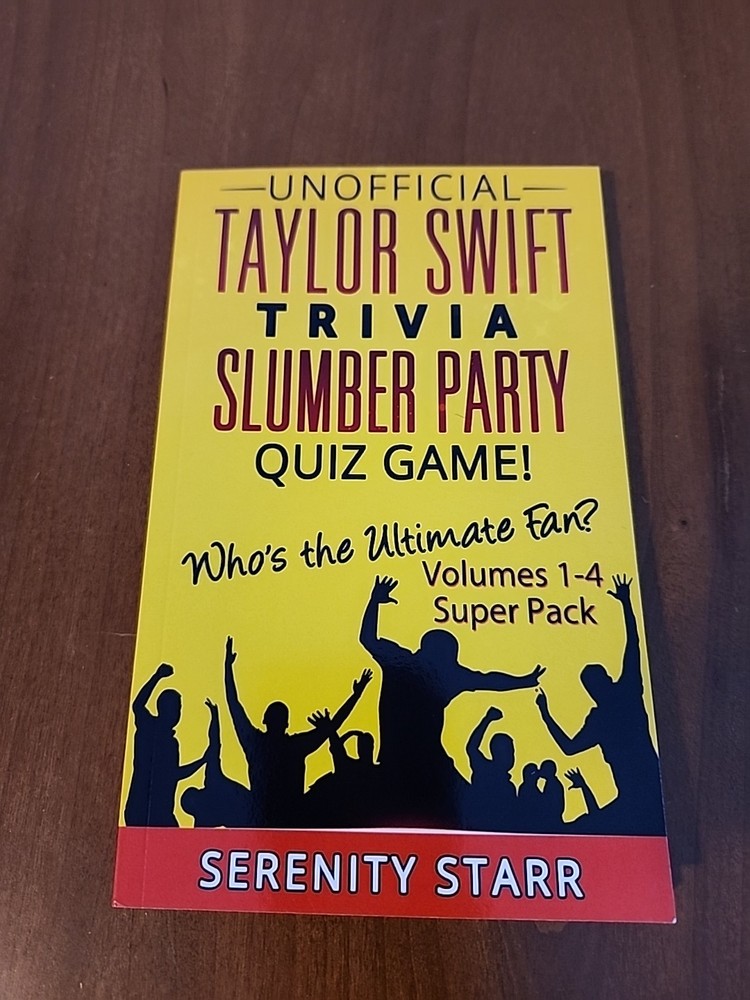 Unofficial Taylor Swift Trivia Slumber Party Quiz Game Super Pack Volumes 1-…